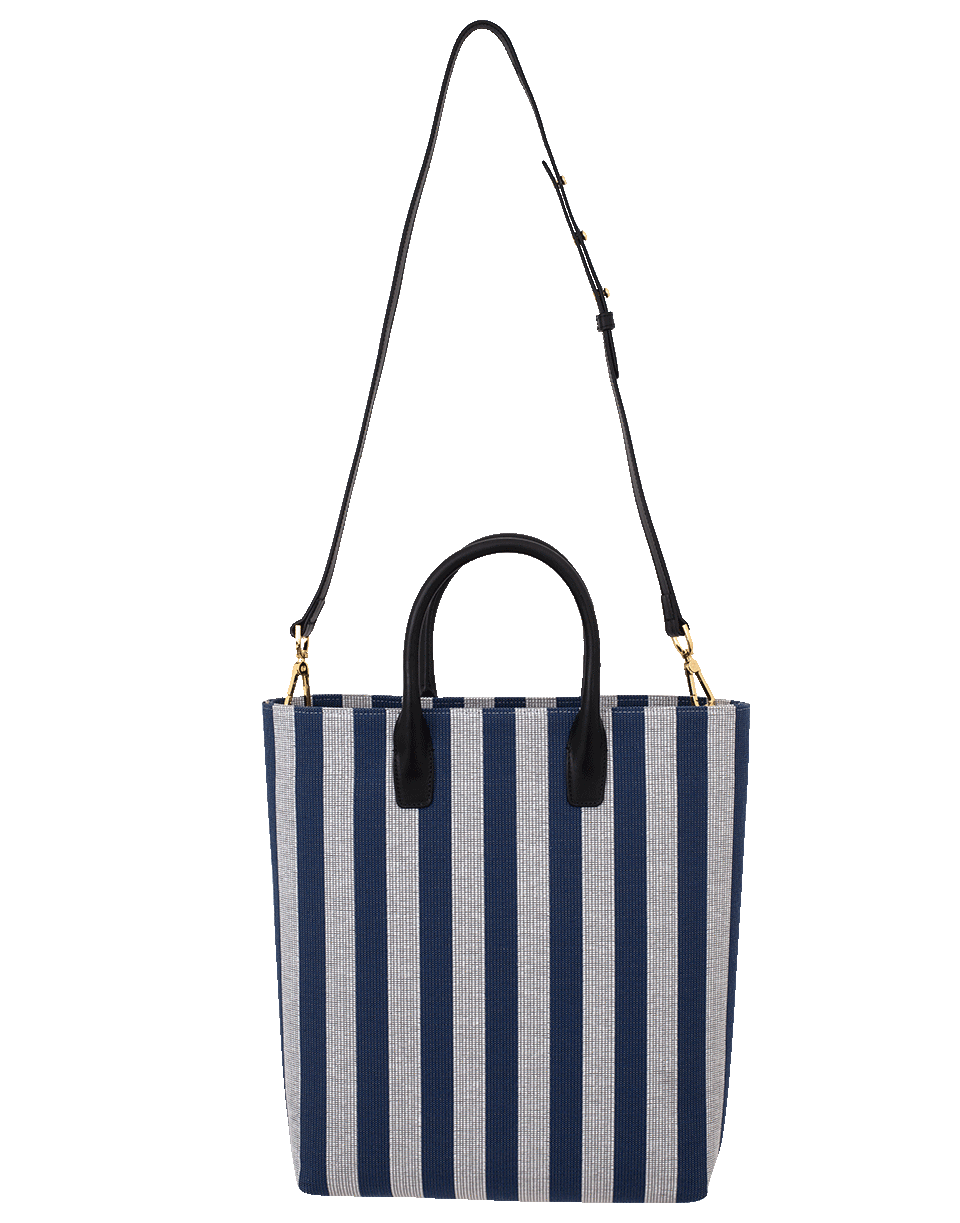 MANSUR GAVRIEL-North South Tote-BLUE/WHT