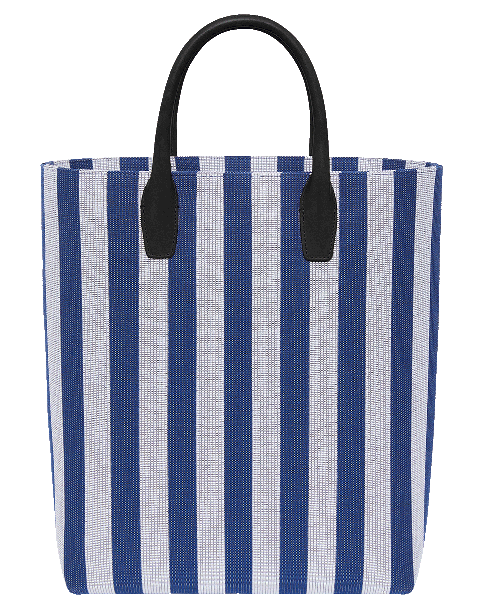 MANSUR GAVRIEL-North South Tote-BLUE/WHT