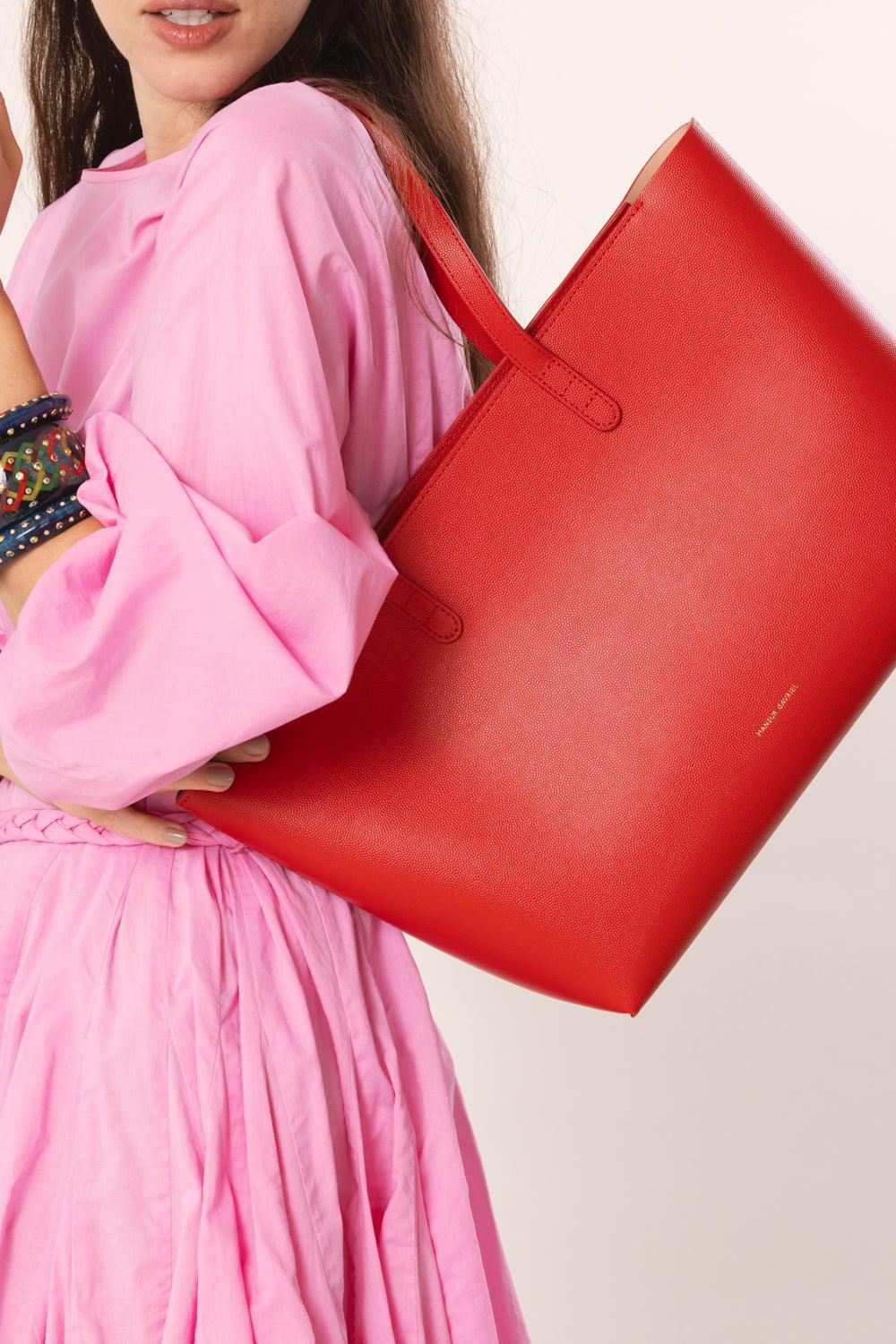 MANSUR GAVRIEL-Small Zip Tote - Flamma Ballerina-FLAMBLRN