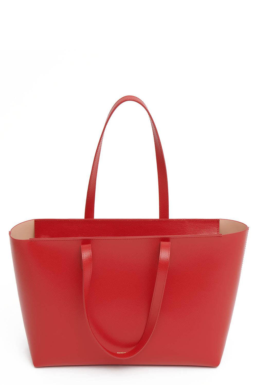 MANSUR GAVRIEL-Small Zip Tote - Flamma Ballerina-FLAMBLRN