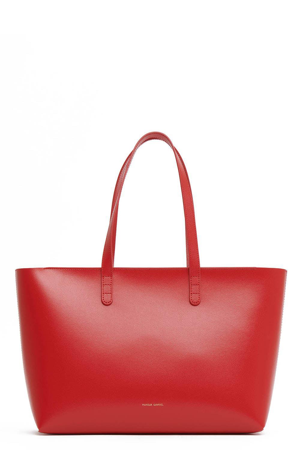 MANSUR GAVRIEL-Small Zip Tote - Flamma Ballerina-FLAMBLRN