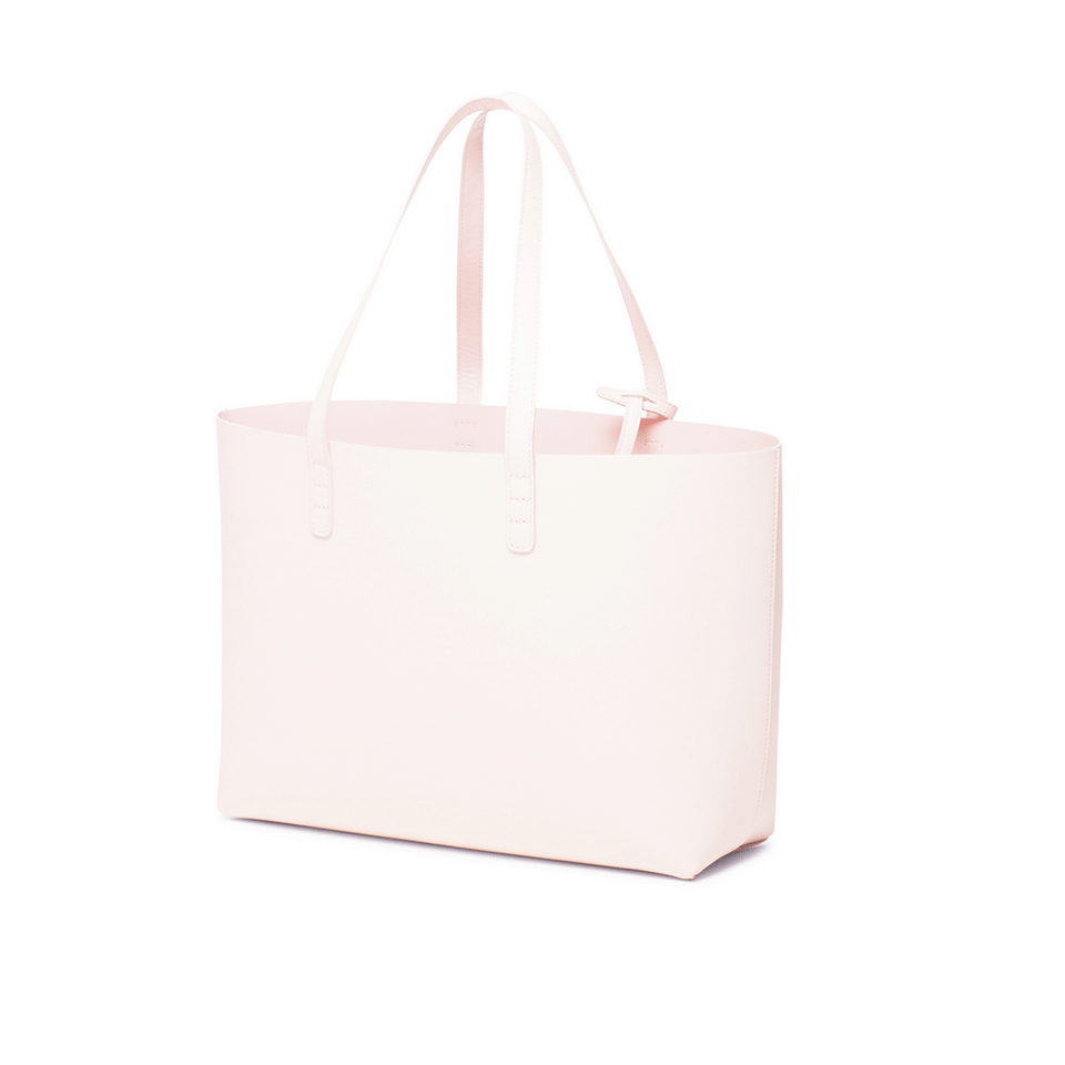 MANSUR GAVRIEL-Small Calf Coated Leather Tote-ROSA/ROS