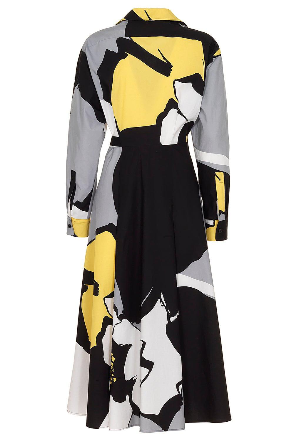 MANTU-Printed Chemisier Dress-