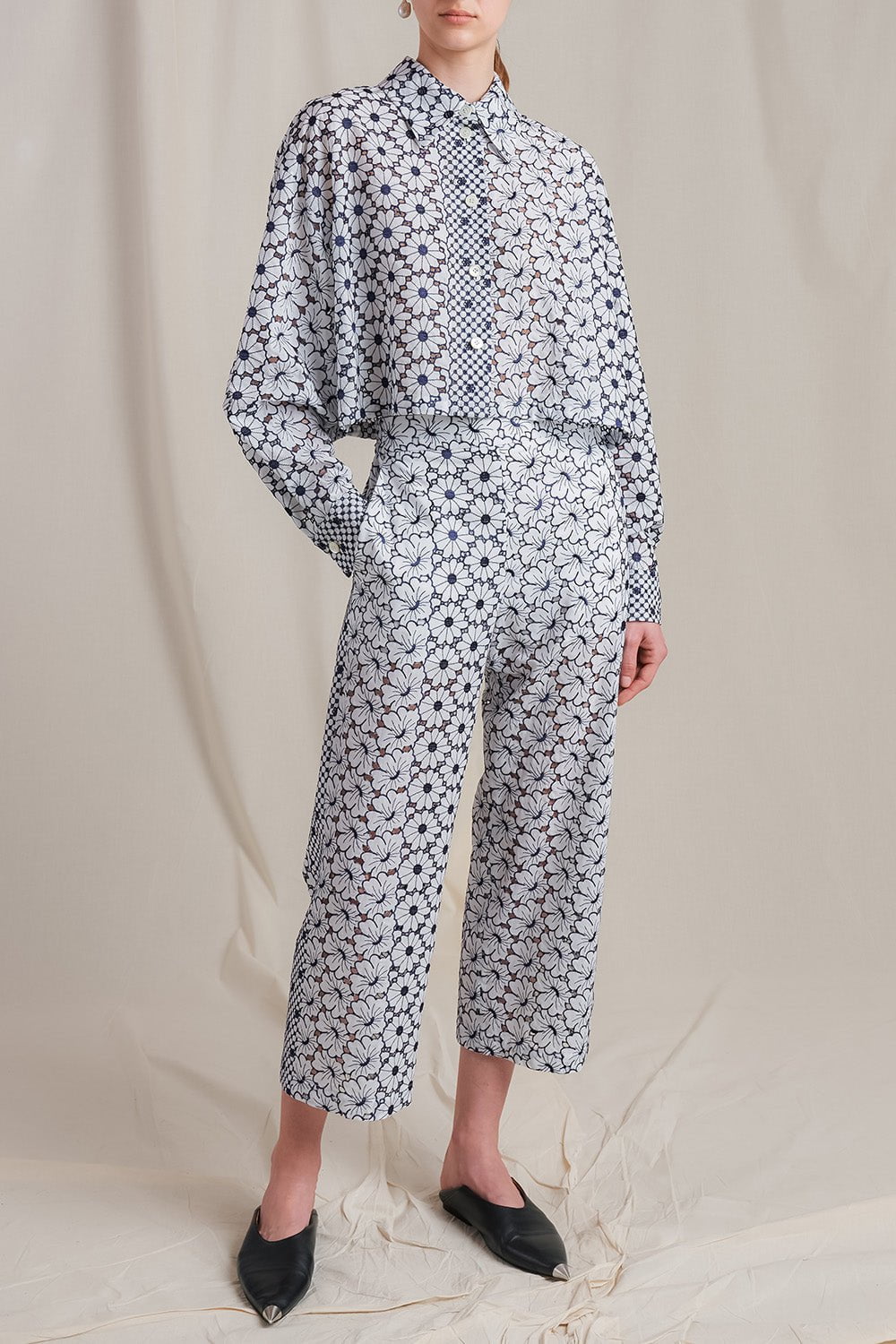 MANTU-Wide Leg Trouser-