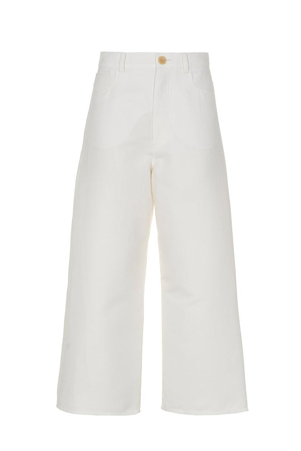 Wide Leg Trousers-IVORY-38-CLOTHINGPANTCROPPED-MANTU