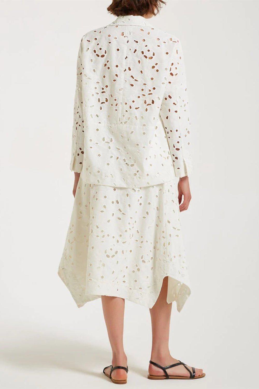 MANTU-Lace Midi Skirt-