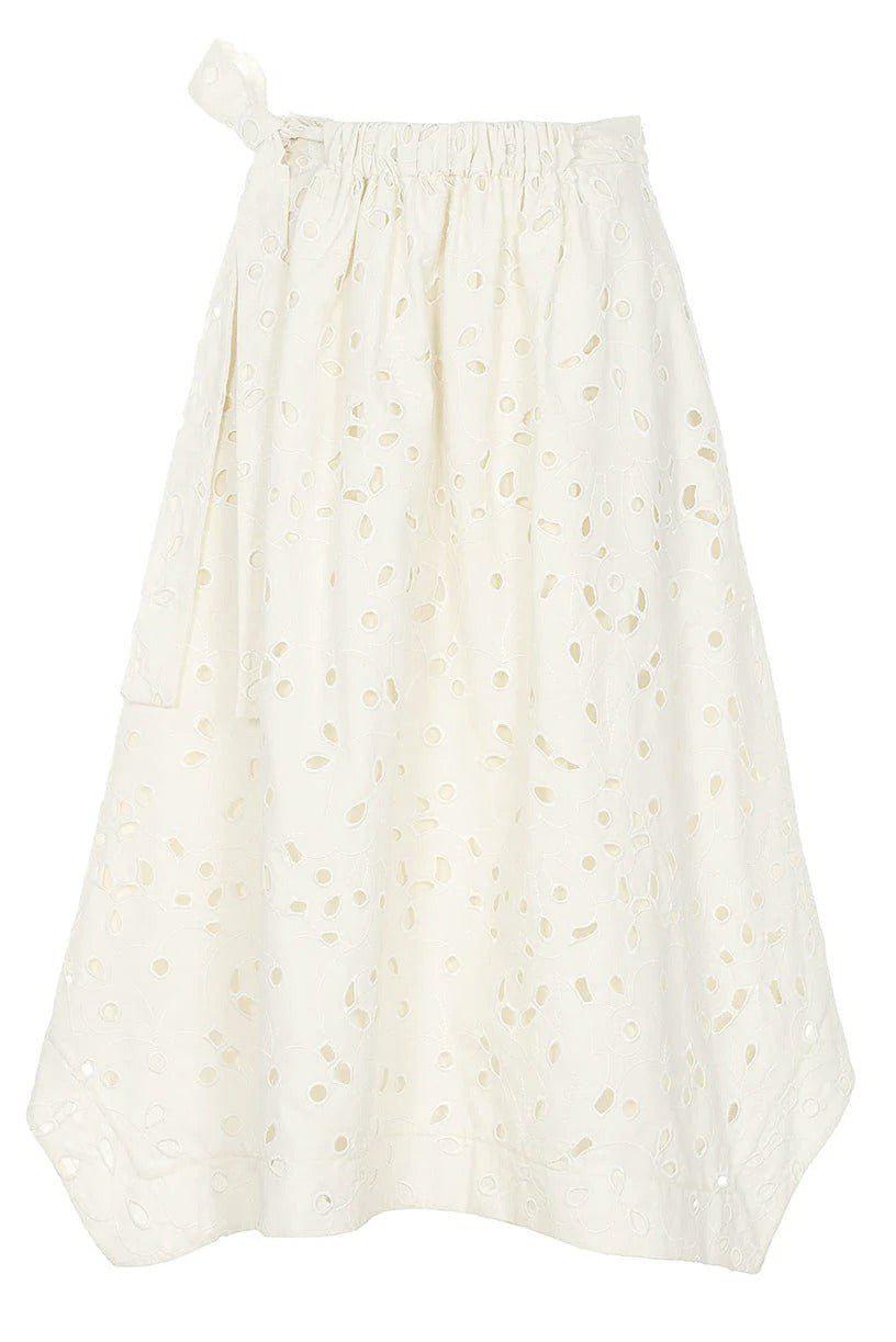 MANTU-Lace Midi Skirt-