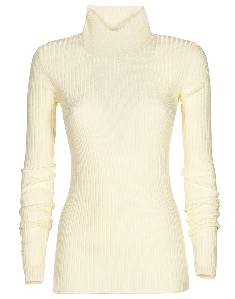 MANTU-Long Sleeve Ribbed Turtleneck-