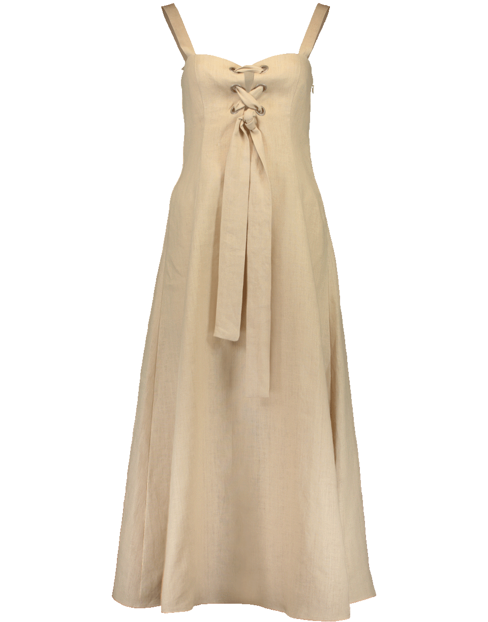 MARA HOFFMAN-Mei Tie Midi Dress-