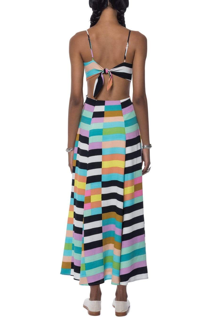 MARA HOFFMAN-Cut Out Maxi Dress-
