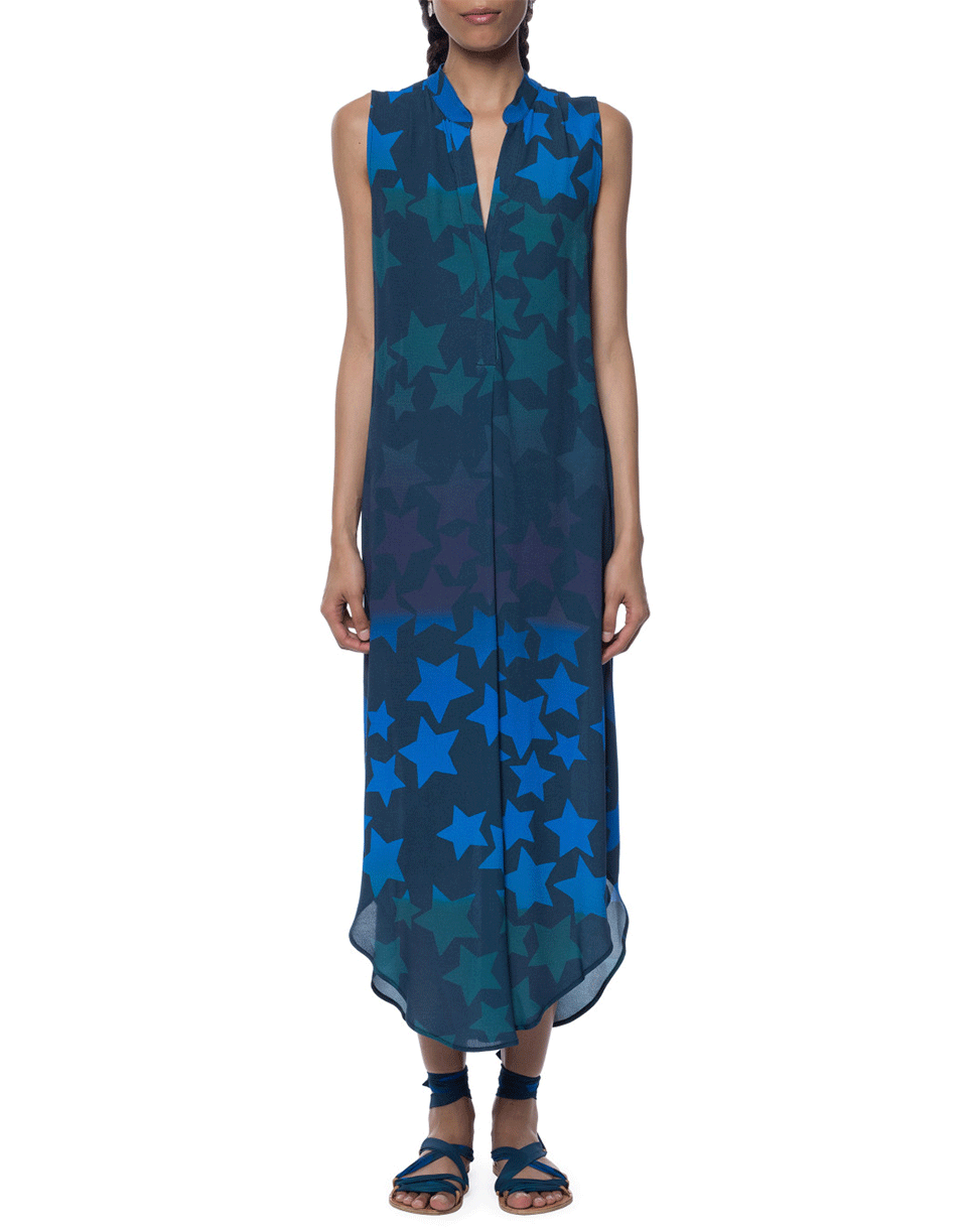 MARA HOFFMAN-Star Blast Shirt Dress-