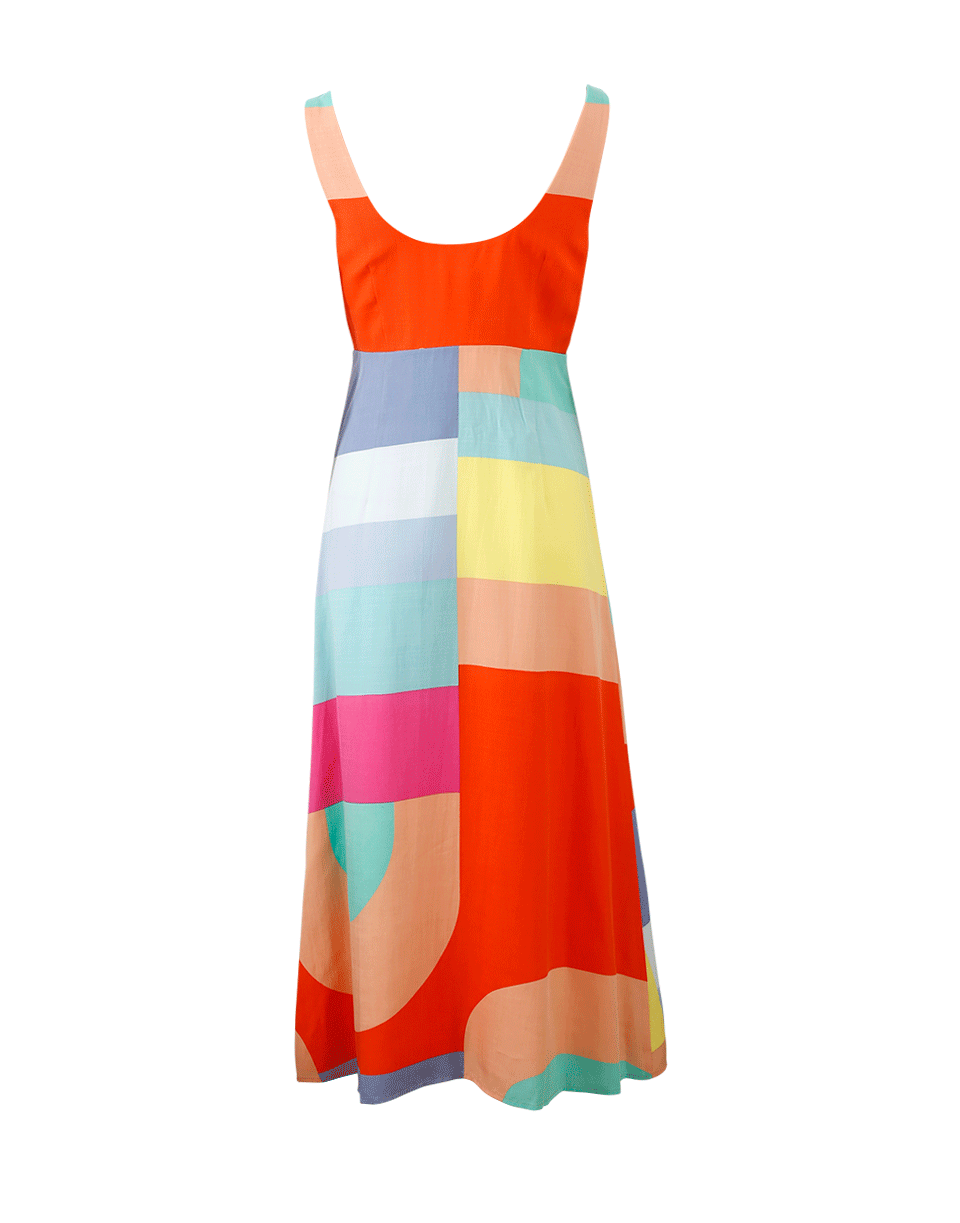 MARA HOFFMAN-Tie Front Midi Dress-