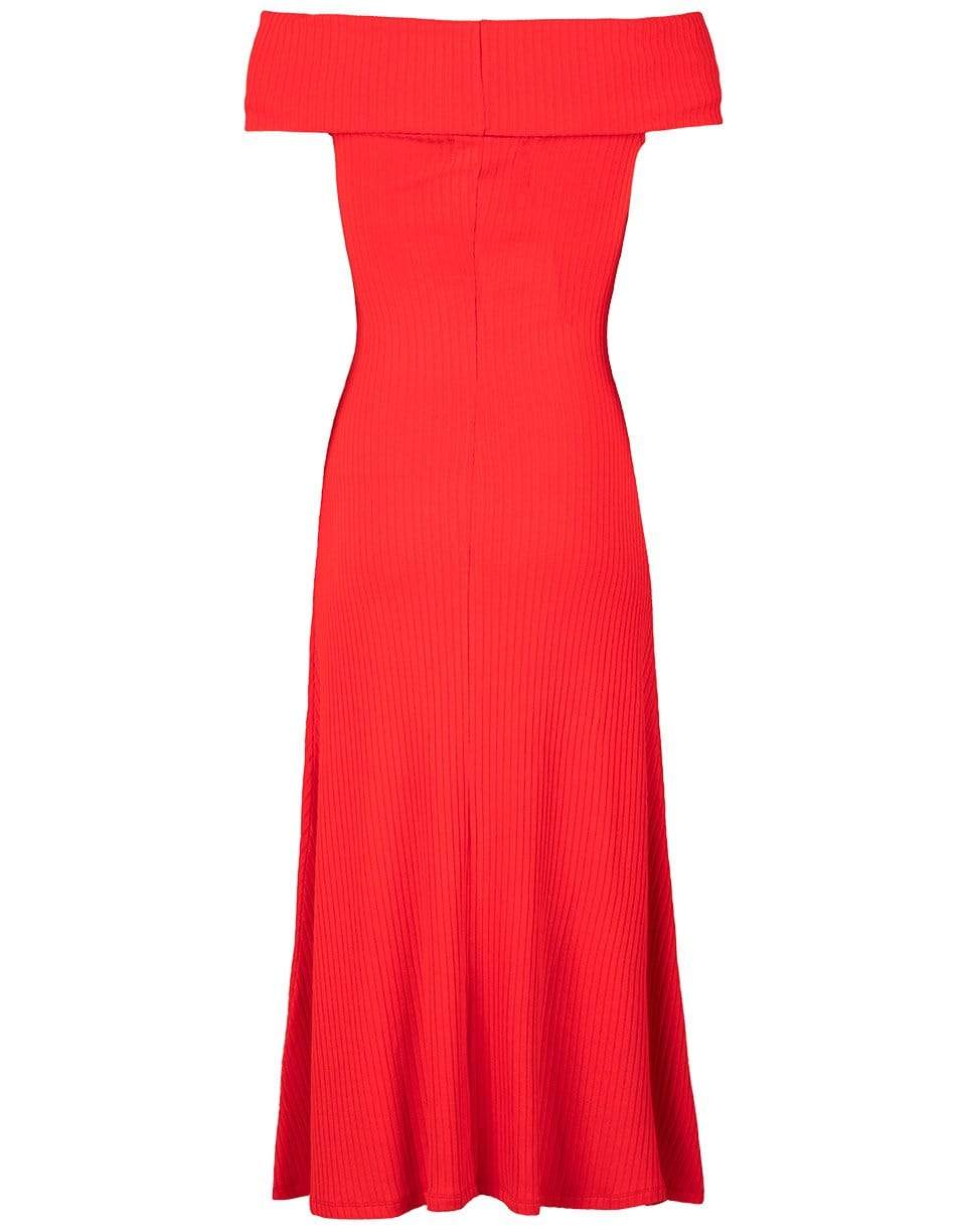 MARA HOFFMAN-Red Knit Imogen Dress-