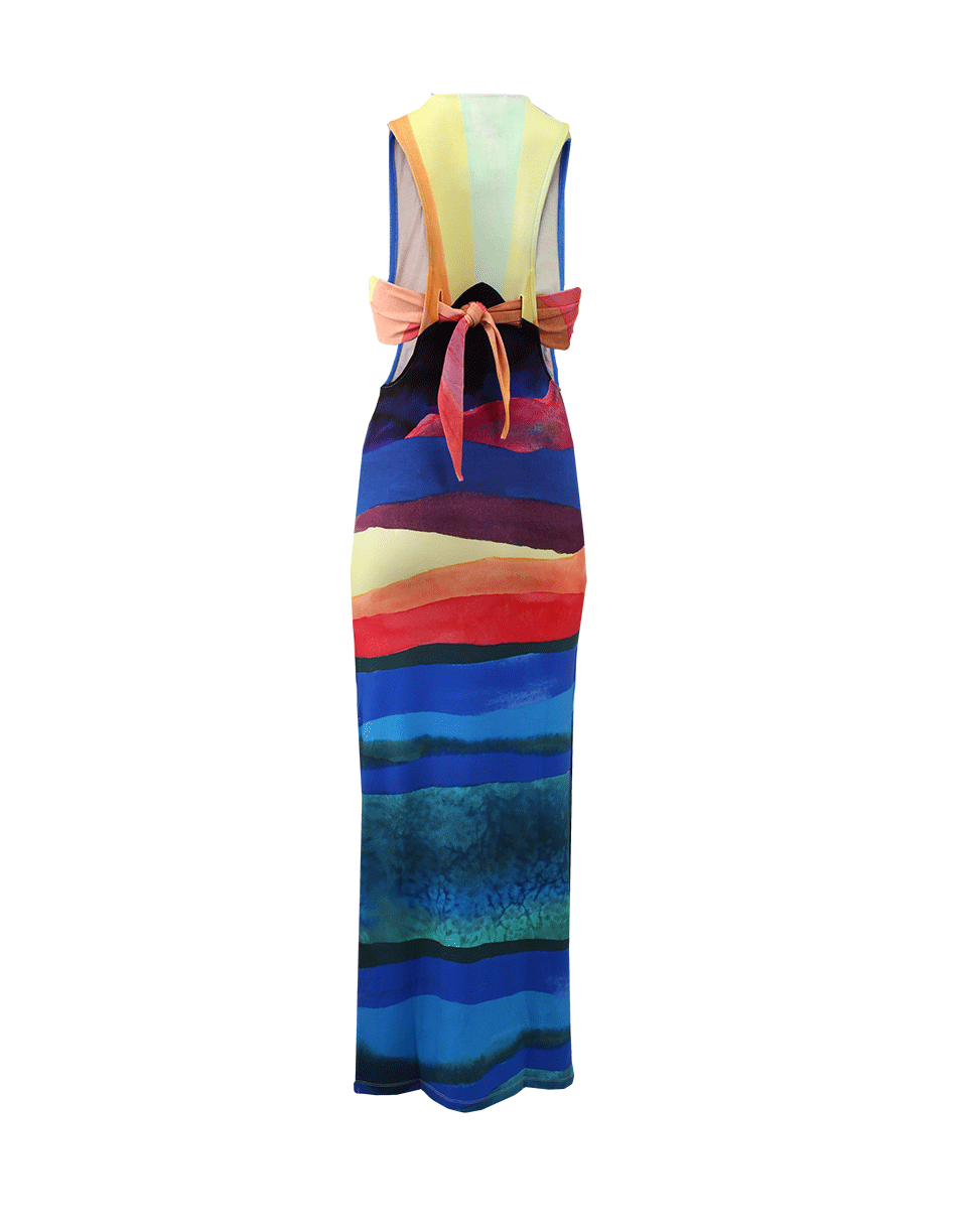 MARA HOFFMAN-Tie Back Maxi Dress-