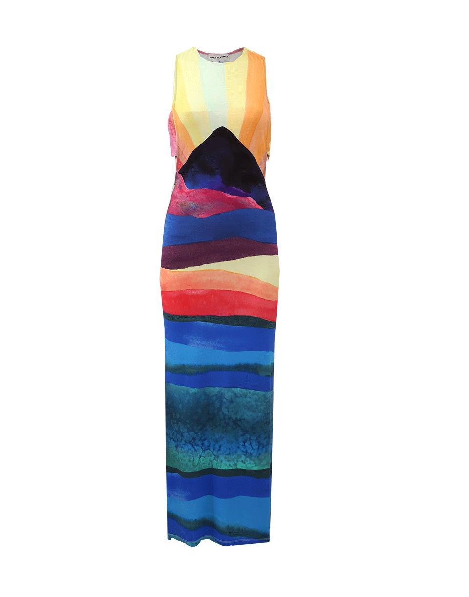 MARA HOFFMAN-Tie Back Maxi Dress-