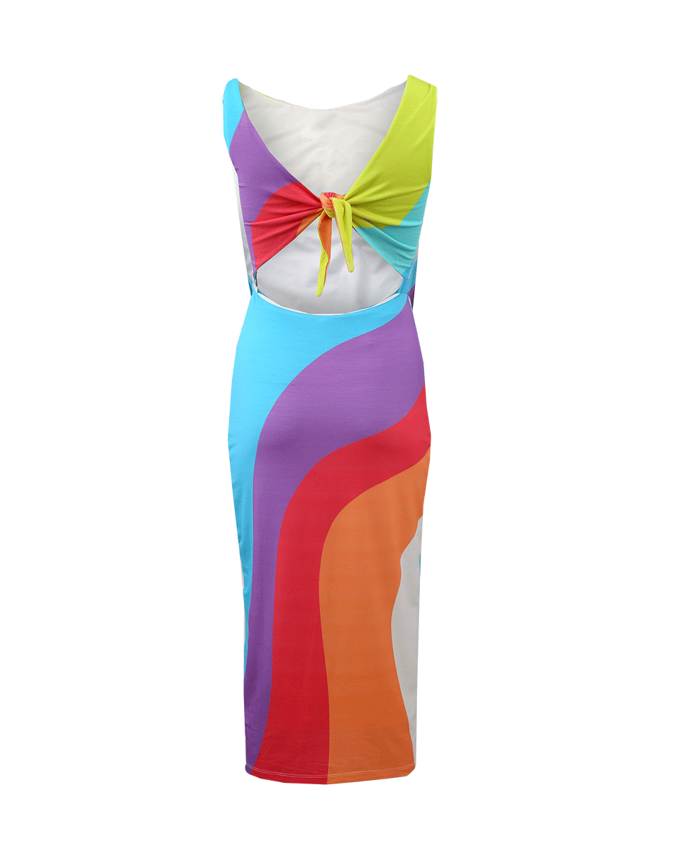 MARA HOFFMAN-Tie Back Midi Dress-