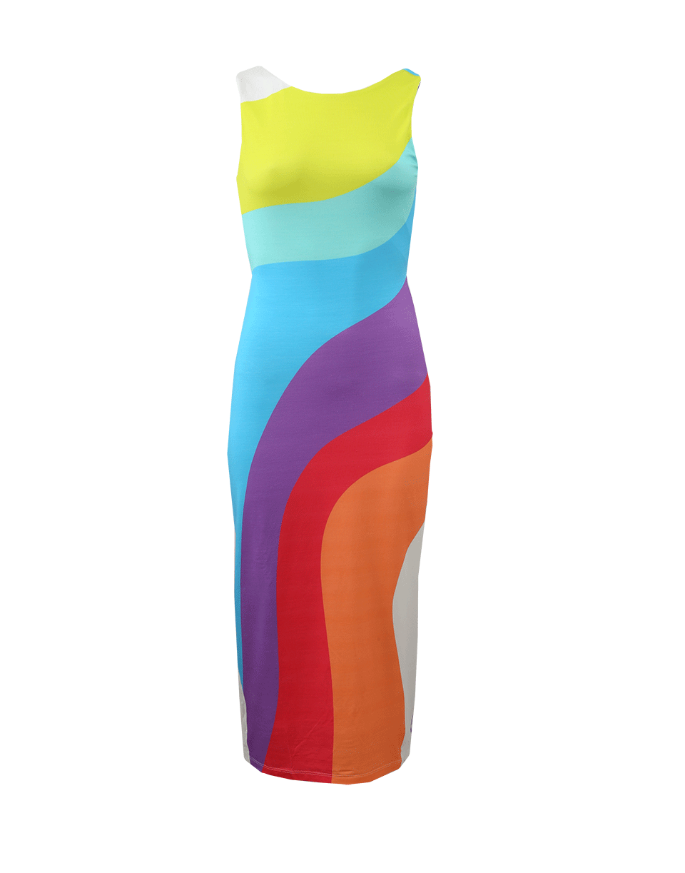 MARA HOFFMAN-Tie Back Midi Dress-