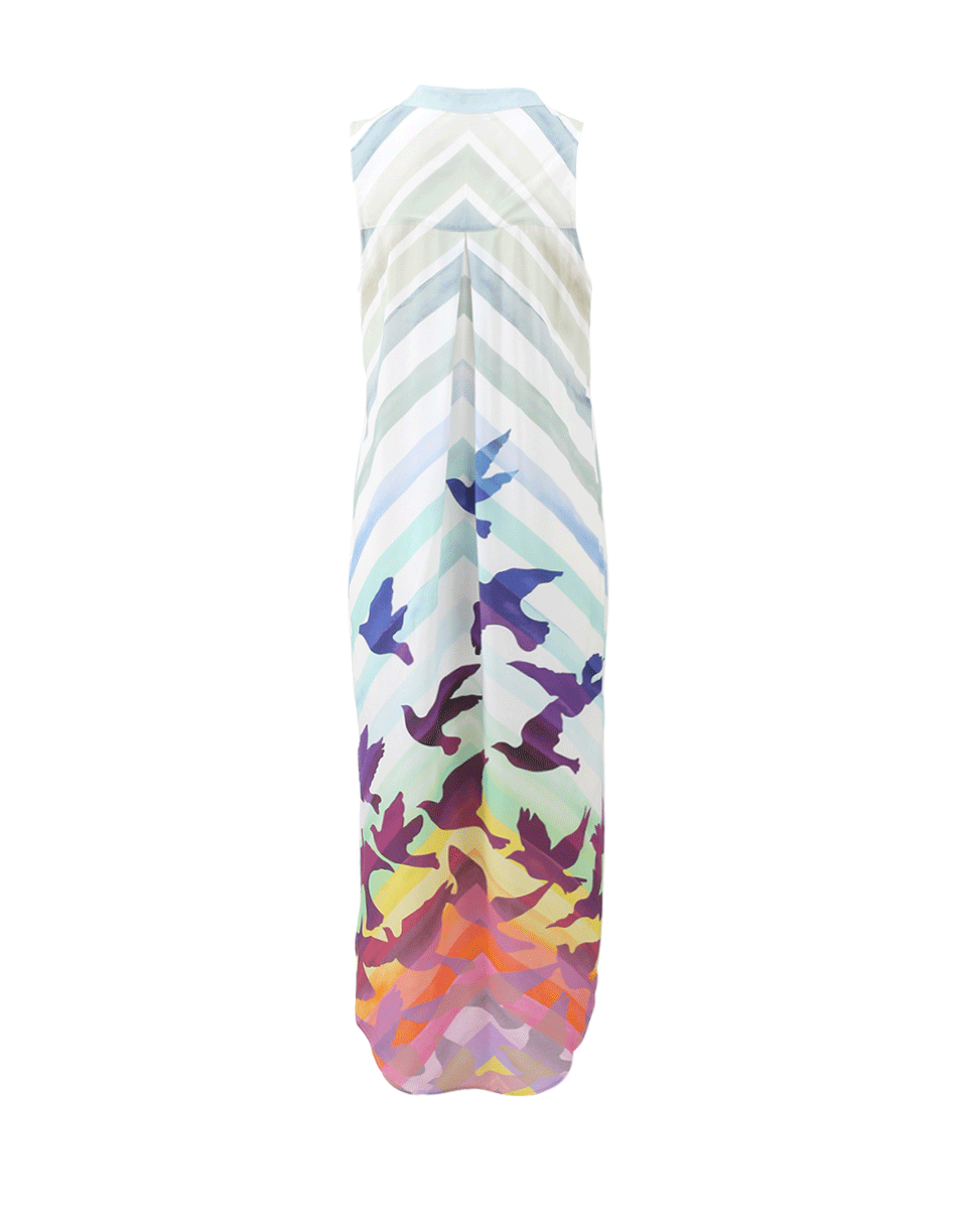 MARA HOFFMAN-Prismatic Shirt Dress-