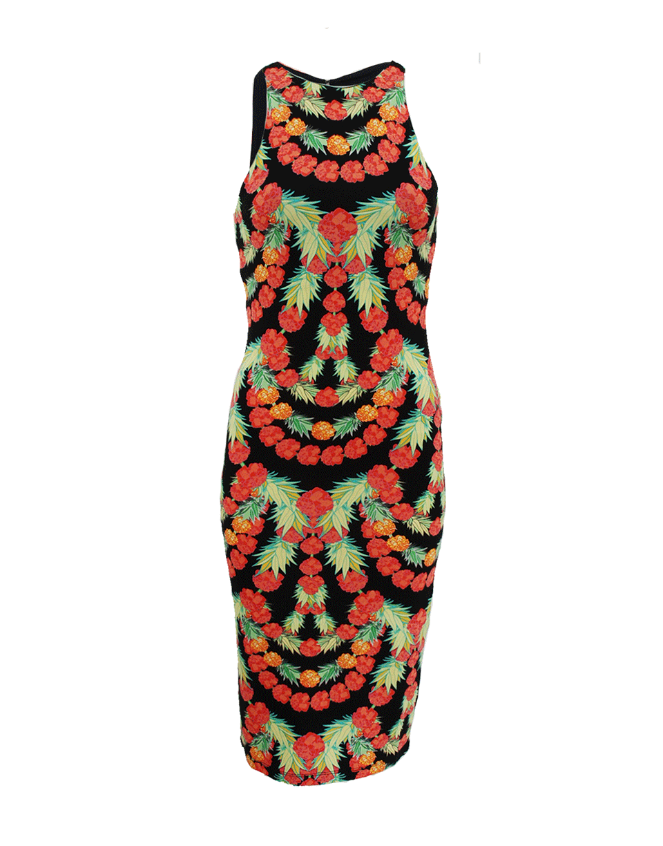 MARA HOFFMAN-Sleeveless Fitted Print Dress-