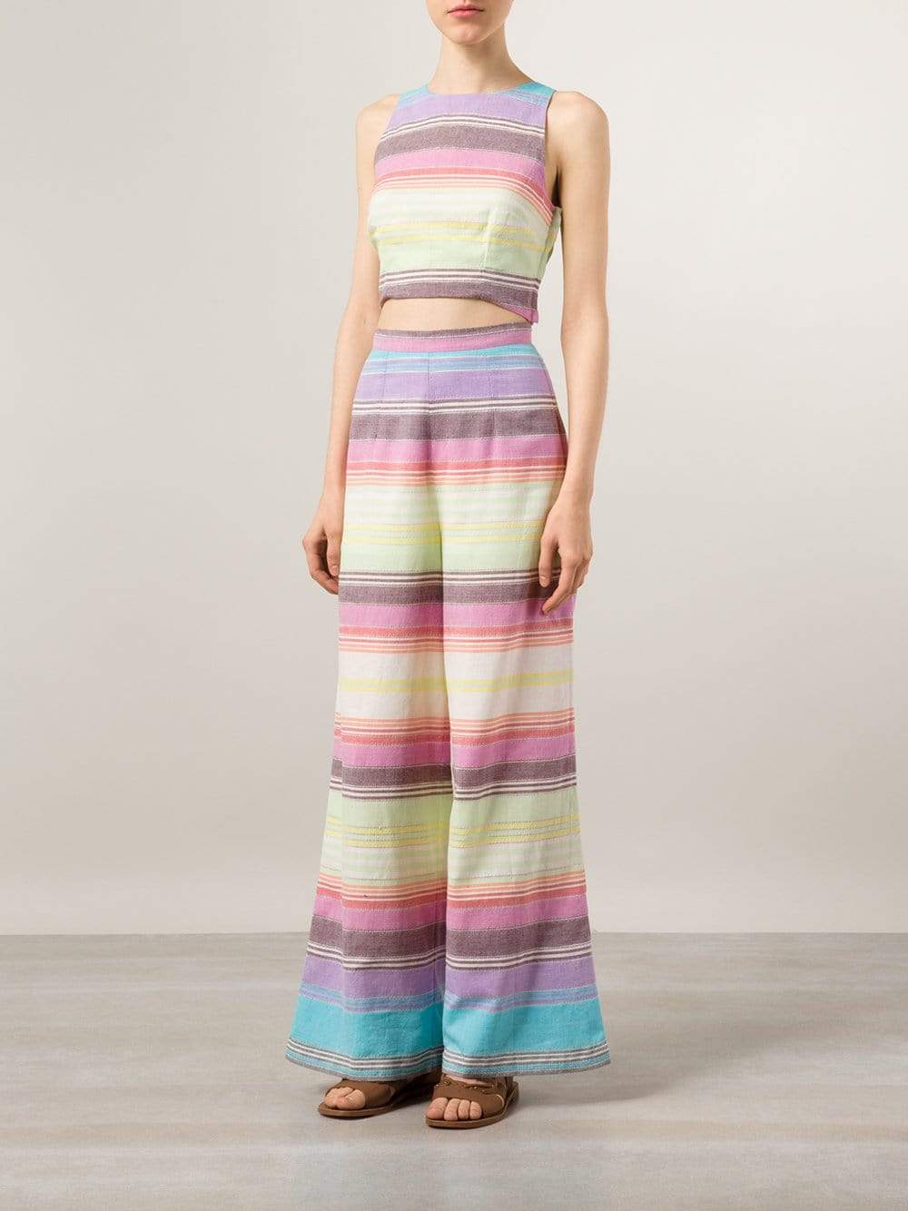 MARA HOFFMAN-Gauze Wide Leg Pant-