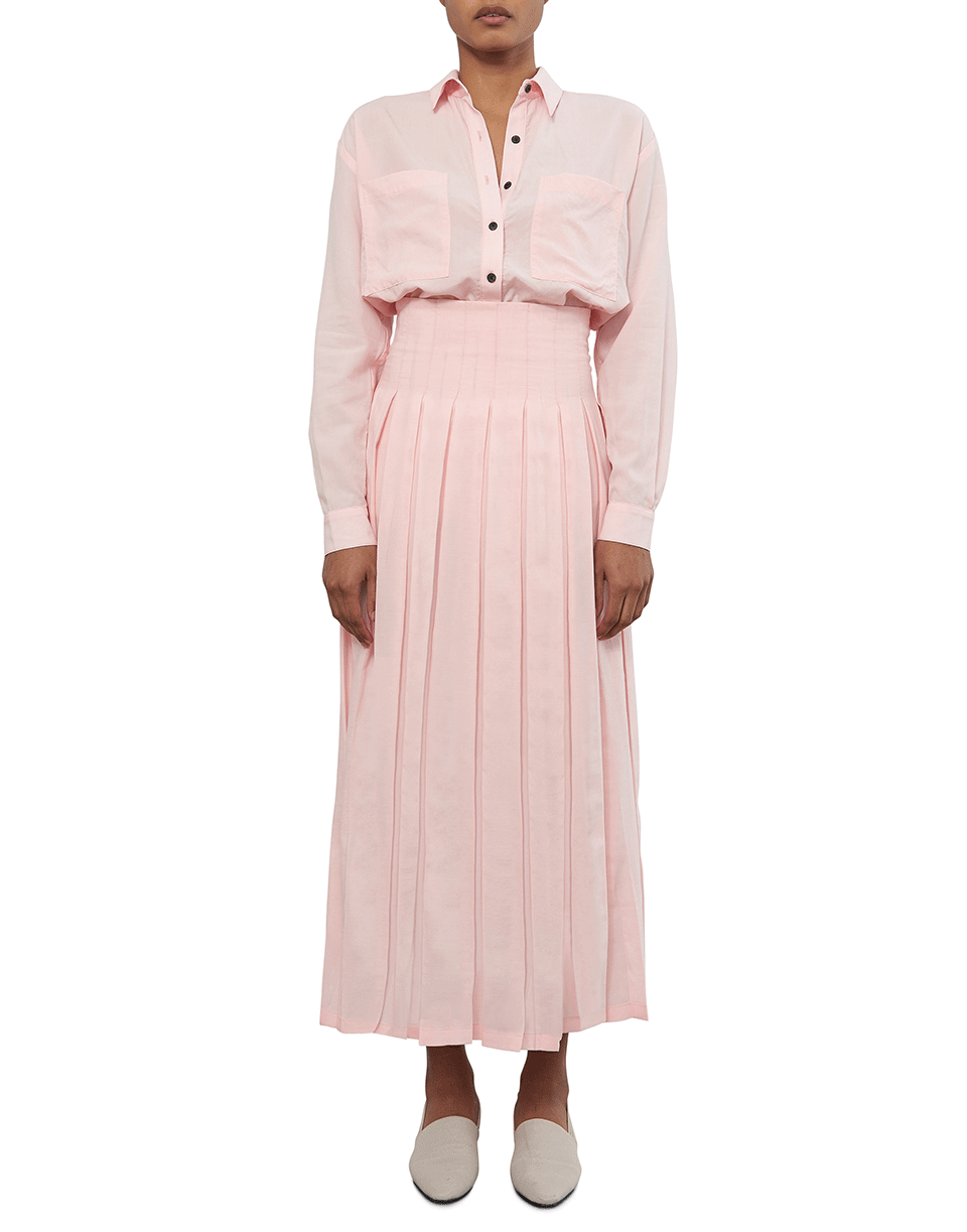 MARA HOFFMAN-Codelia Long Pleated Skirt-