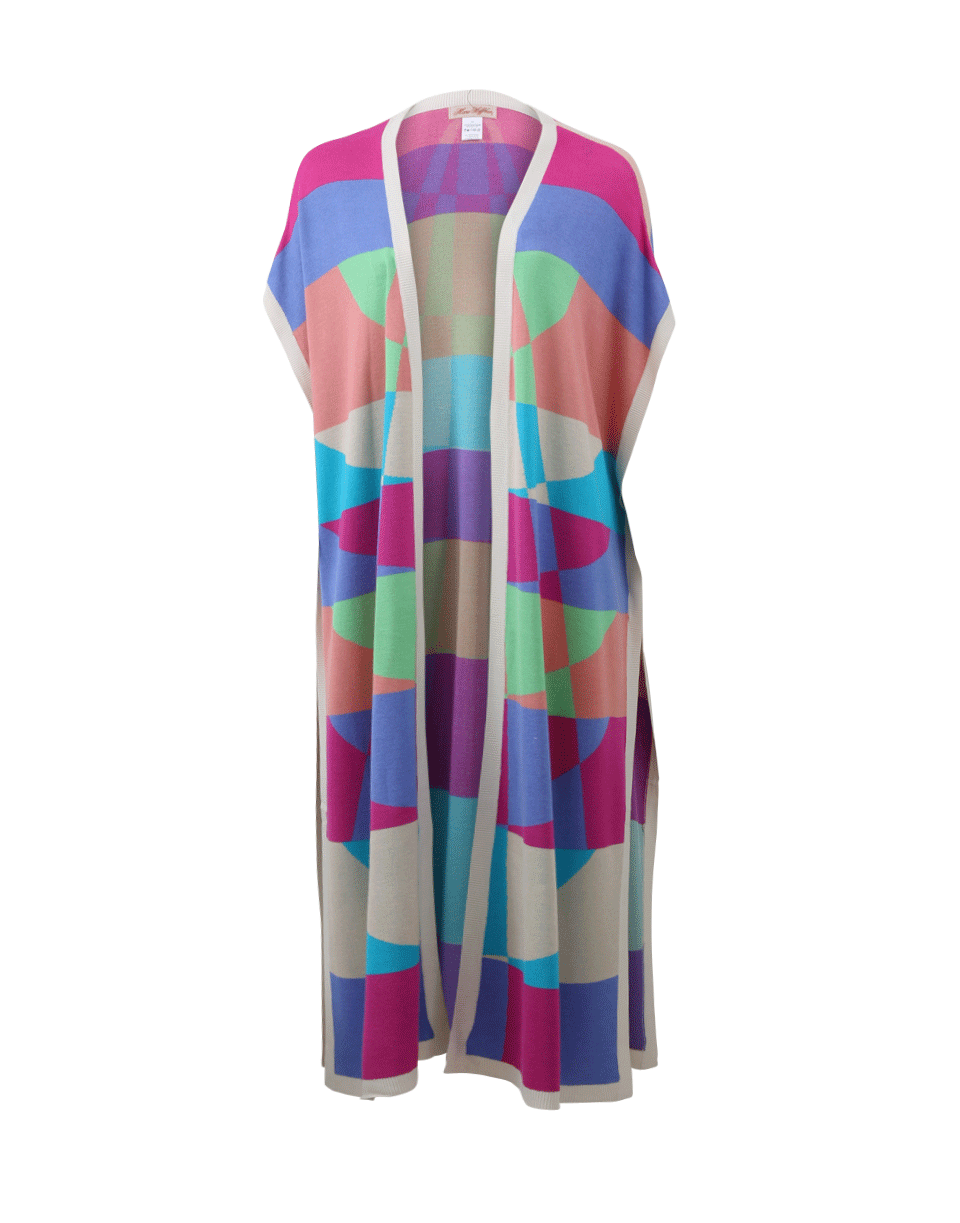 MARA HOFFMAN-Long Knit Poncho-BEAMS