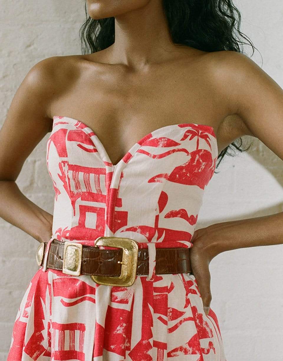 MARA HOFFMAN-Helios Rilynn Bustier Top-