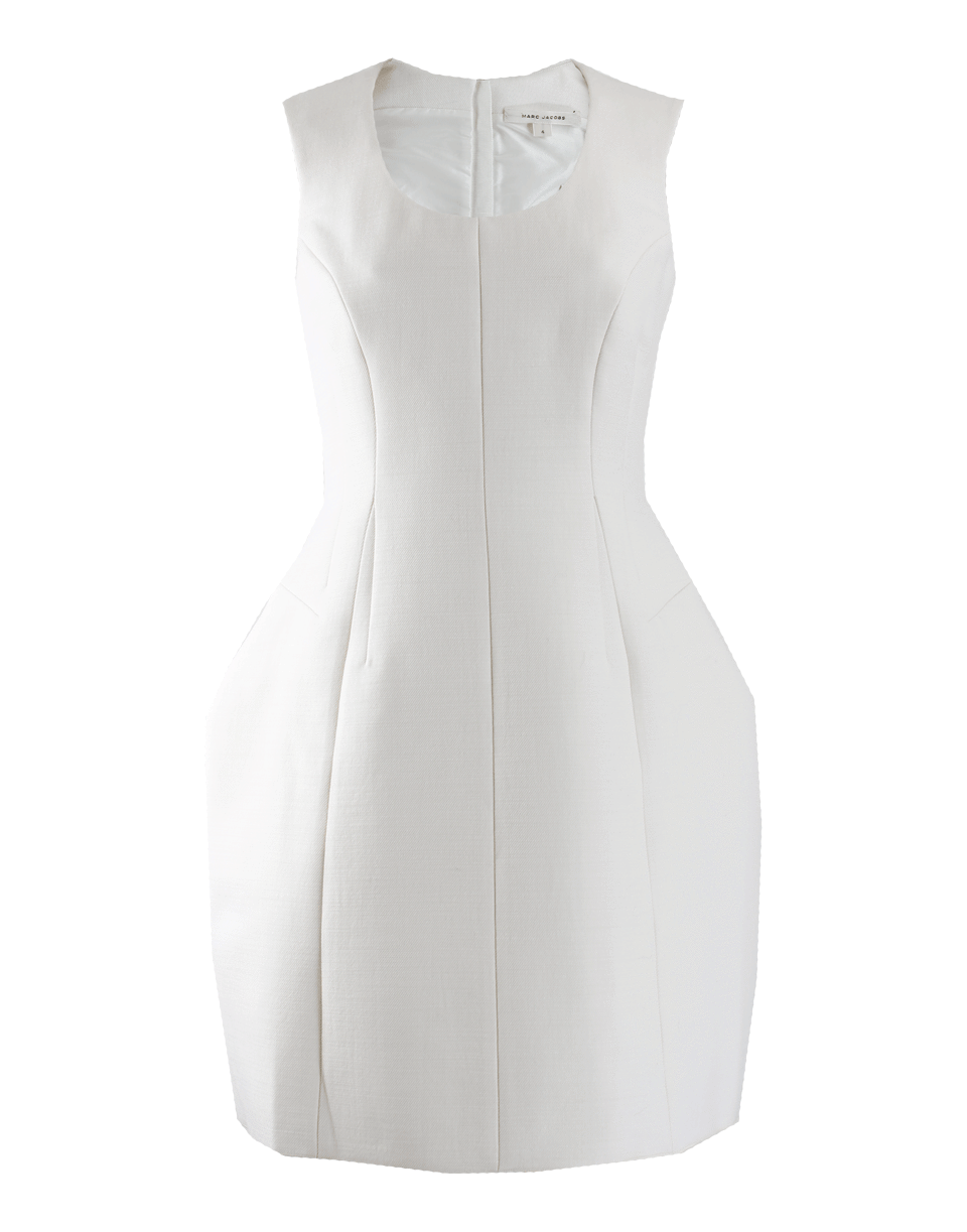 MARC JACOBS-Sleeveless Scoop Neck Structured Dress-