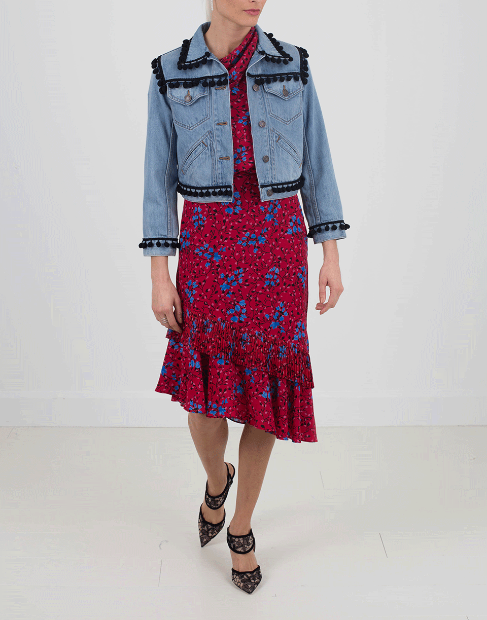 MARC JACOBS-Shrunken Pom Pom Jacket-