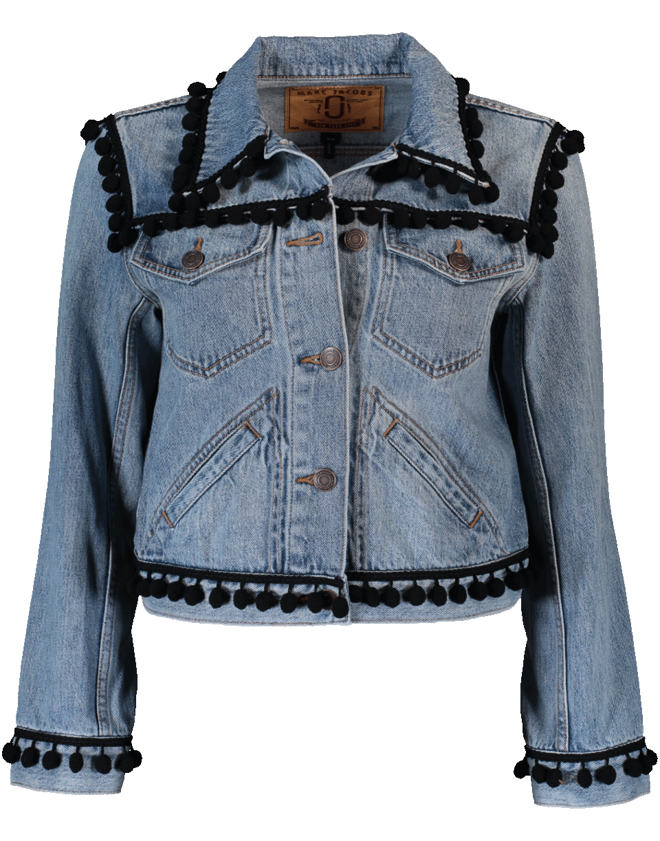 MARC JACOBS-Shrunken Pom Pom Jacket-