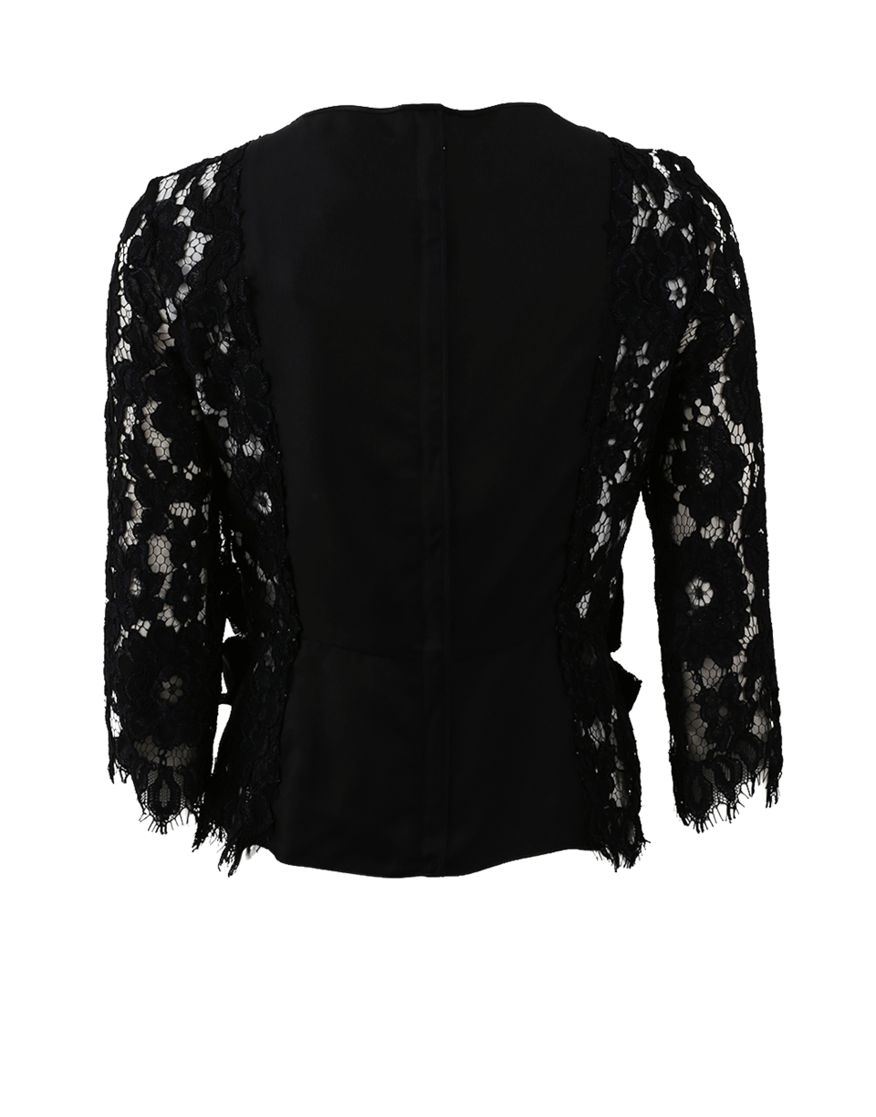 MARC JACOBS-Floral Lace Top-