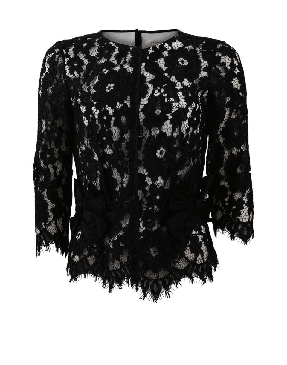 MARC JACOBS-Floral Lace Top-