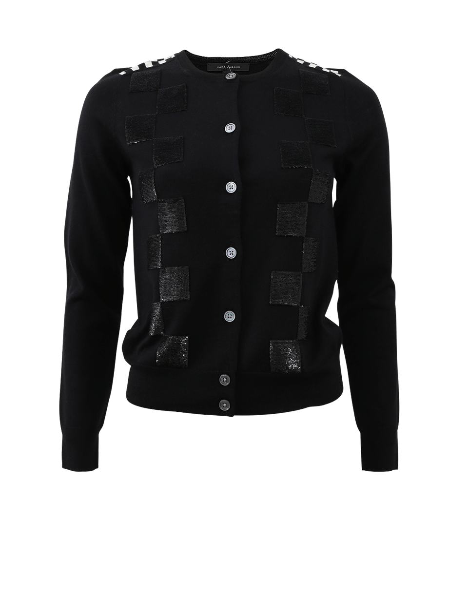 MARC JACOBS-Checkered Cardigan-