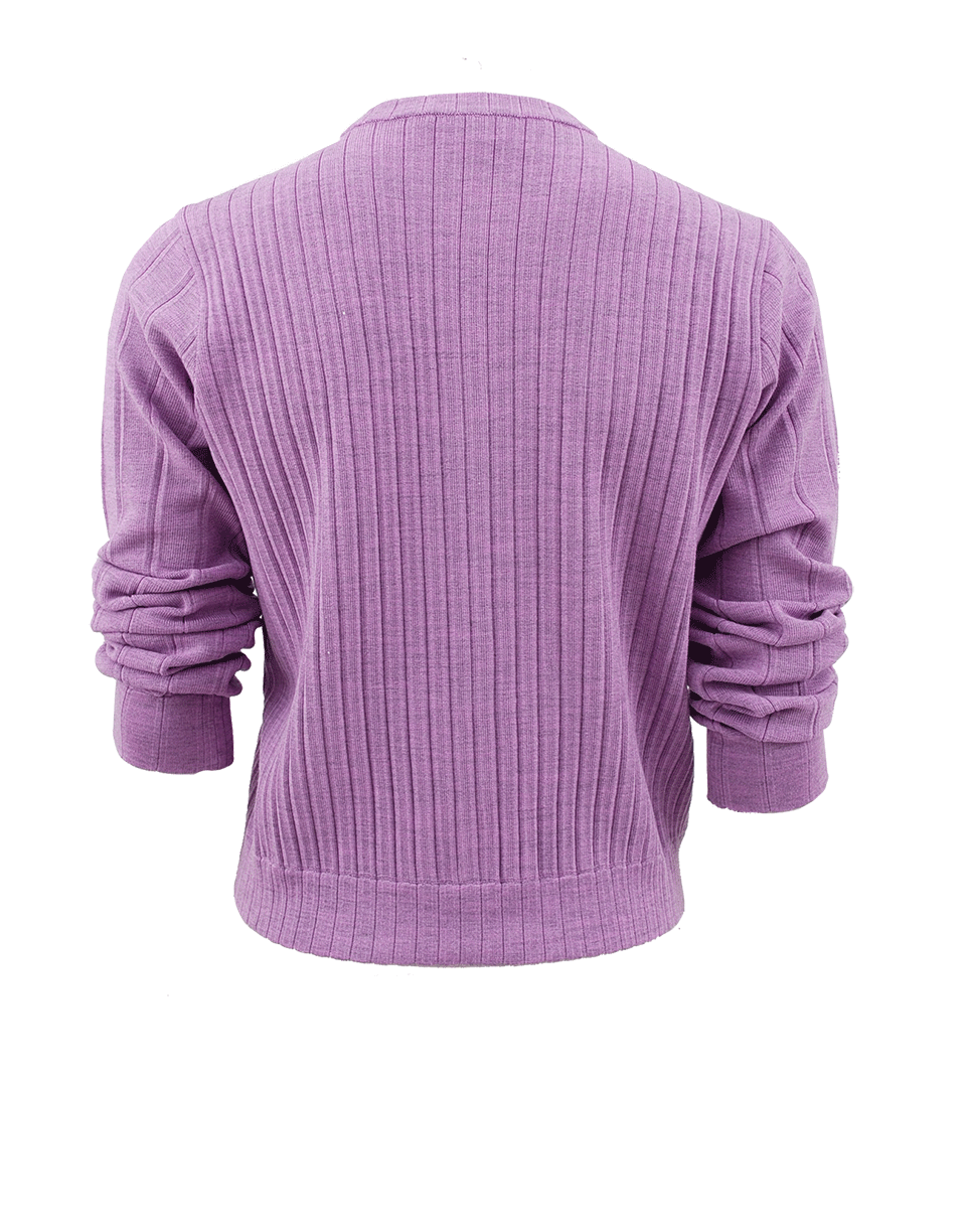 MARC JACOBS-Quarter Sleeve Jewel Button Sweater-