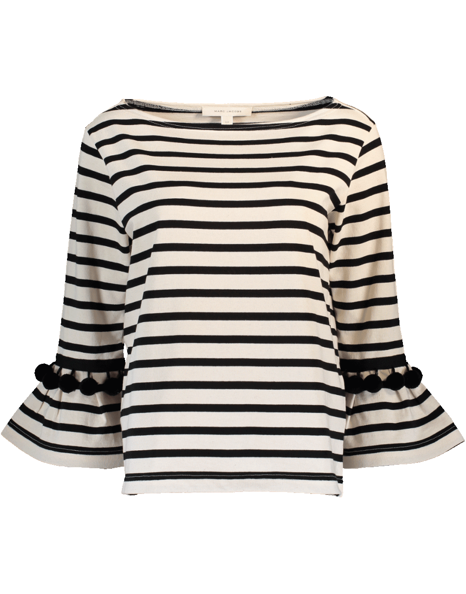 MARC JACOBS-Striped Pom Pom Top-