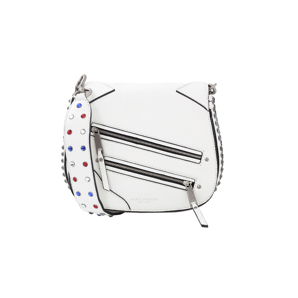 MARC JACOBS-P.Y.T. Small Saddle Bag-STARWHT