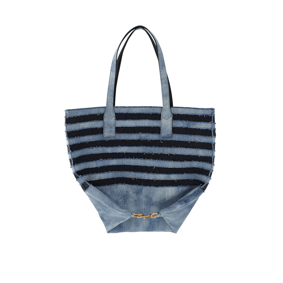 MARC JACOBS-Denim Wingman Bag-DNM/GOLD