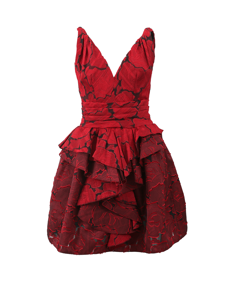 MARCHESA-Cocktail Dress-SCARLET
