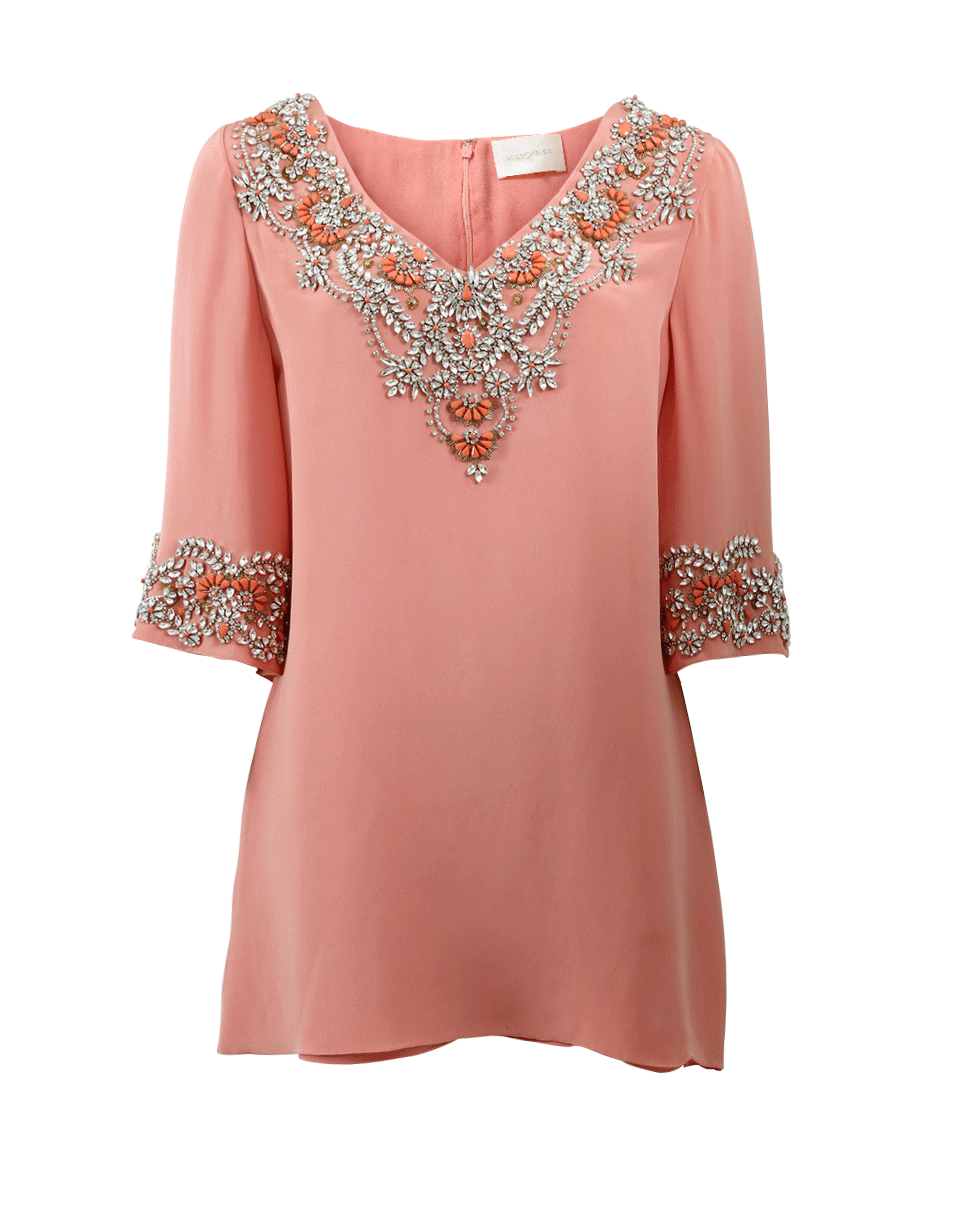MARCHESA-Embroidered Tunic-