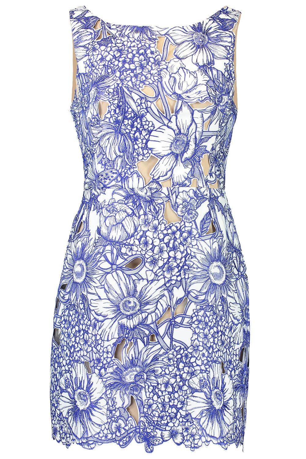 MARCHESA NOTTE-Boatneck Mini Dress-