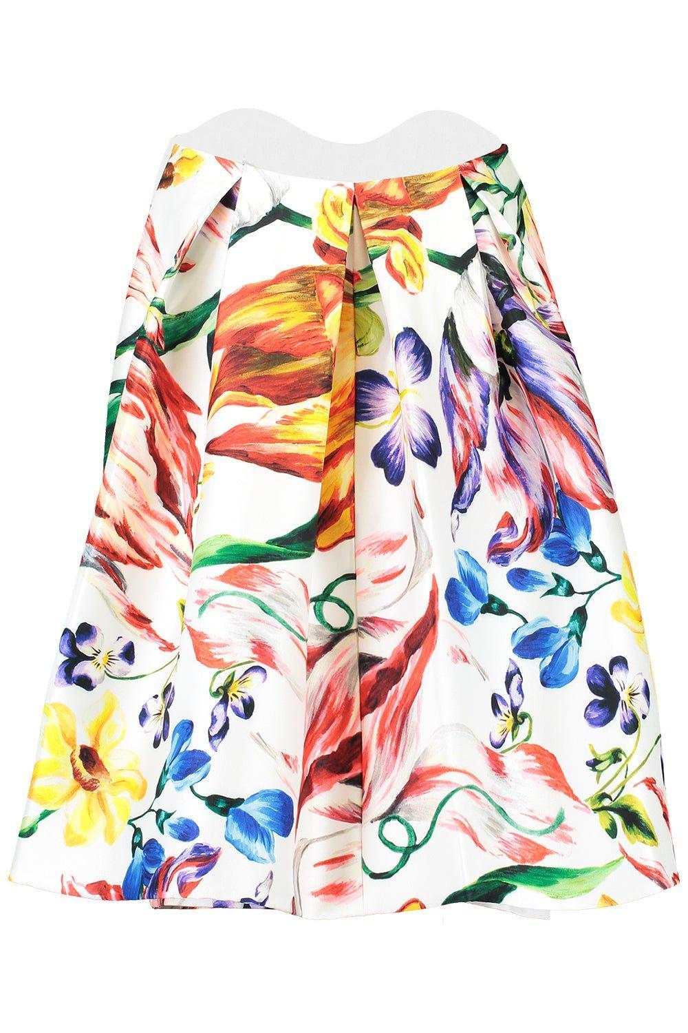MARCHESA NOTTE-Strapless Cape Mini Dress-