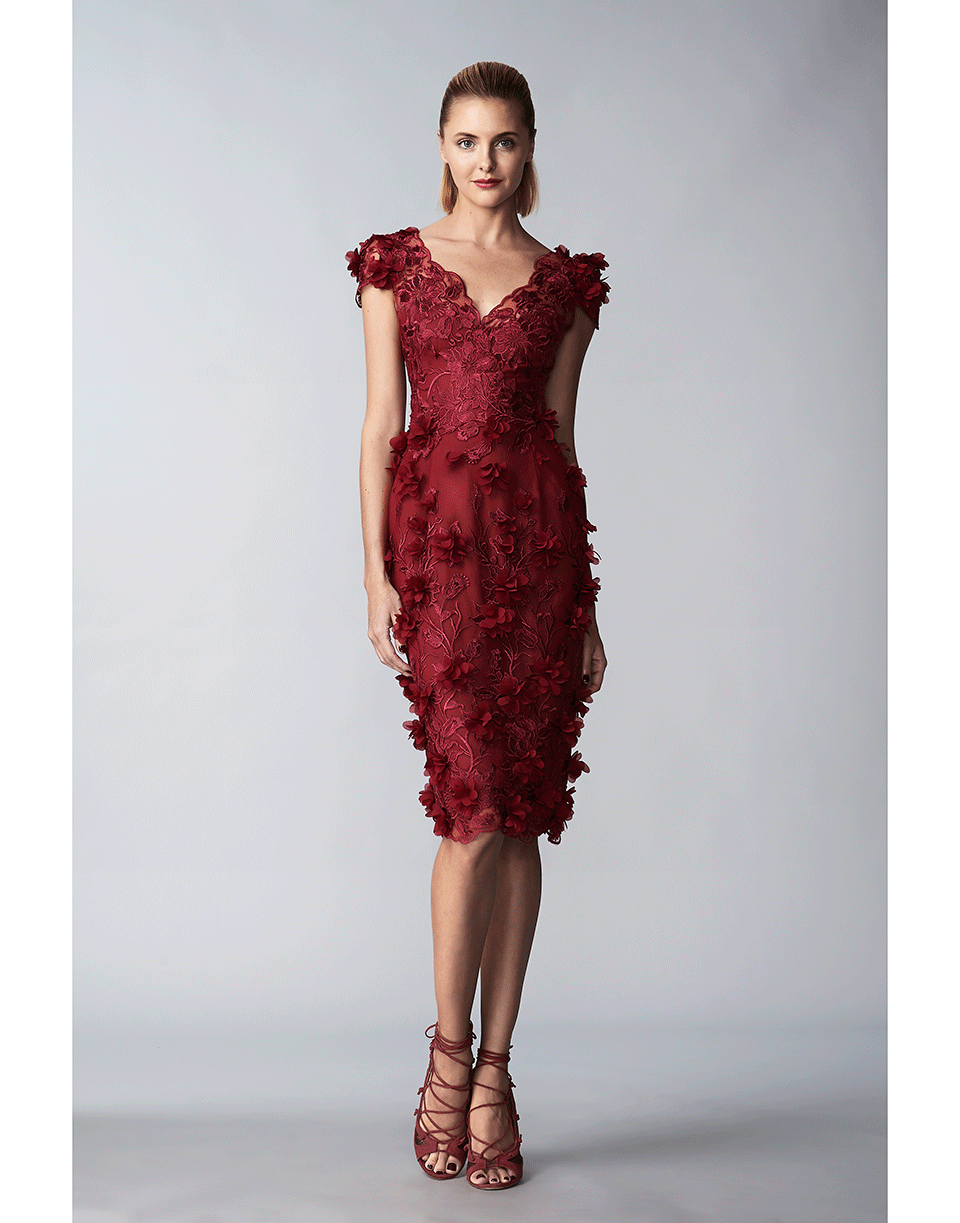 MARCHESA NOTTE-Coctail Dress-