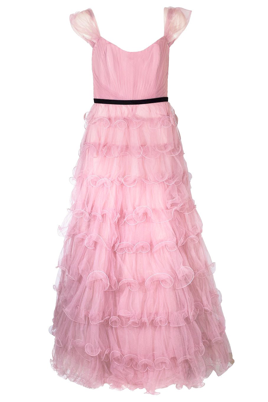 MARCHESA NOTTE-Off The Shoulder Gown-