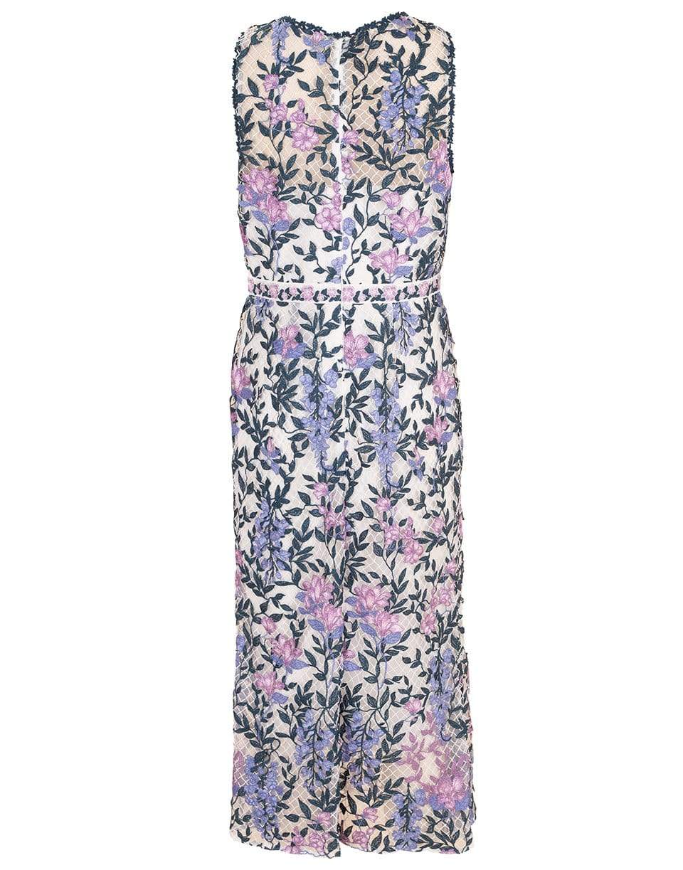 MARCHESA NOTTE-Sleeveless Embroidered dress-