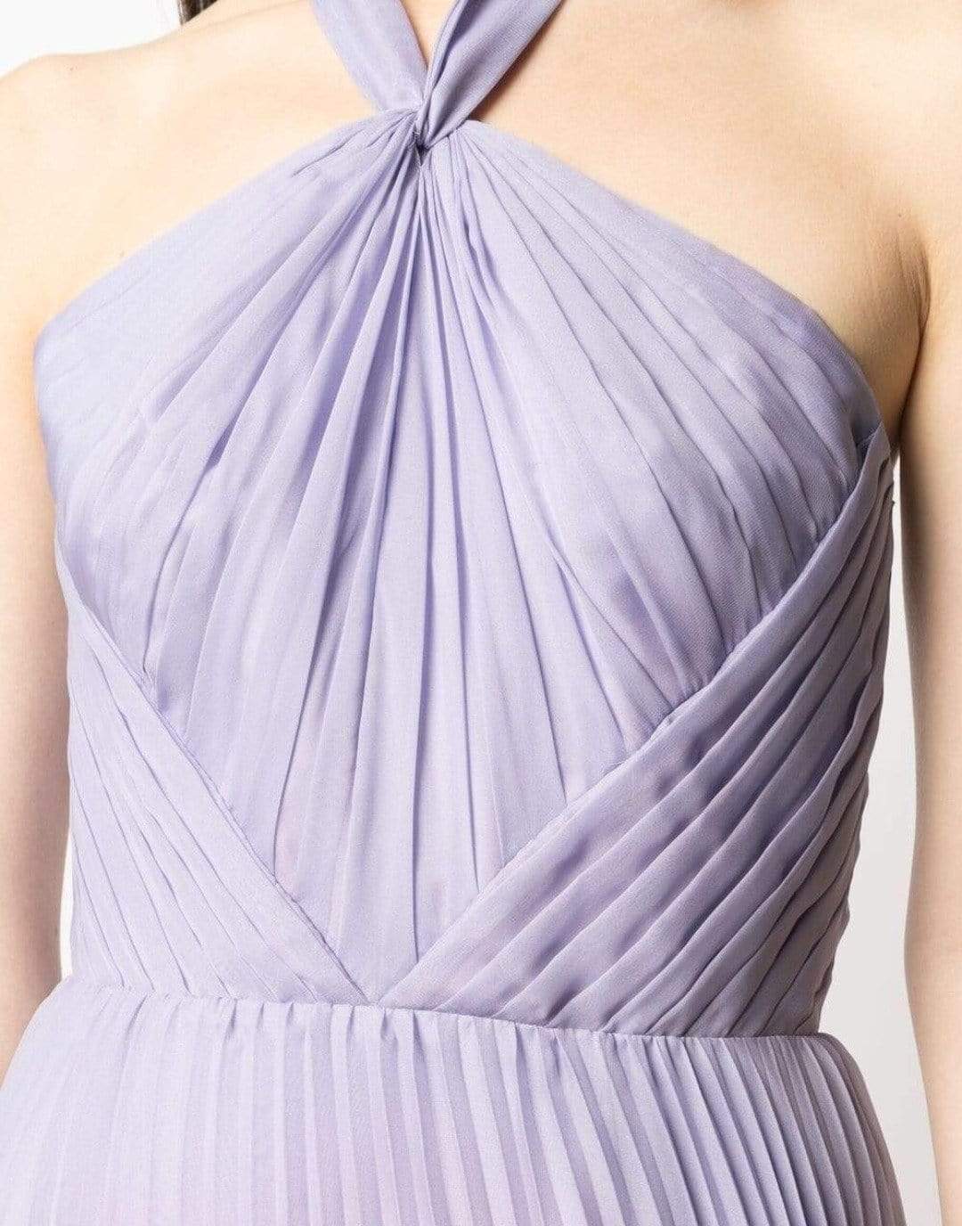 MARCHESA NOTTE-Lavendar Ombre Chiffon Gown-