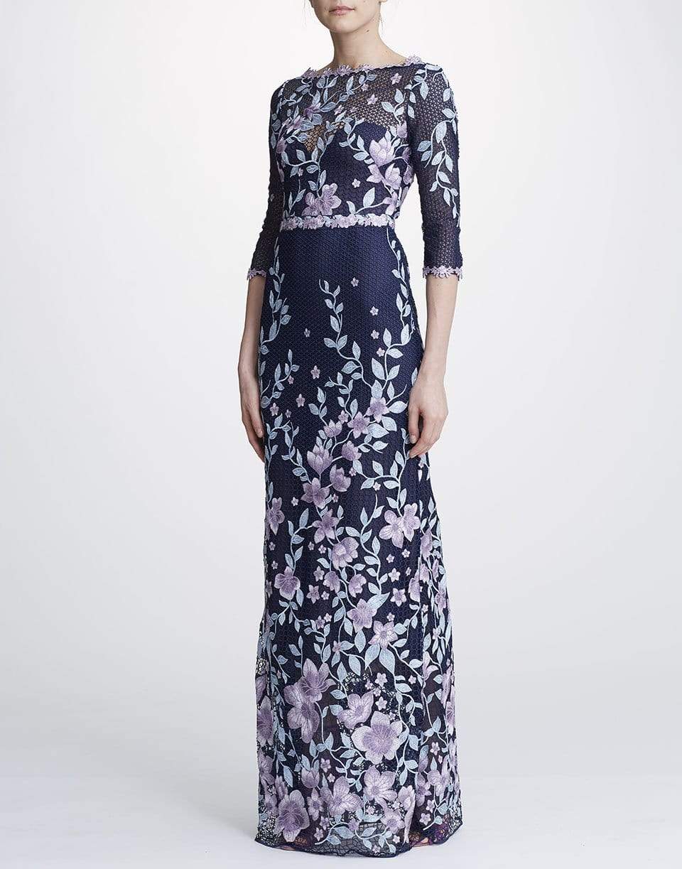 MARCHESA NOTTE-Guipure Gown-