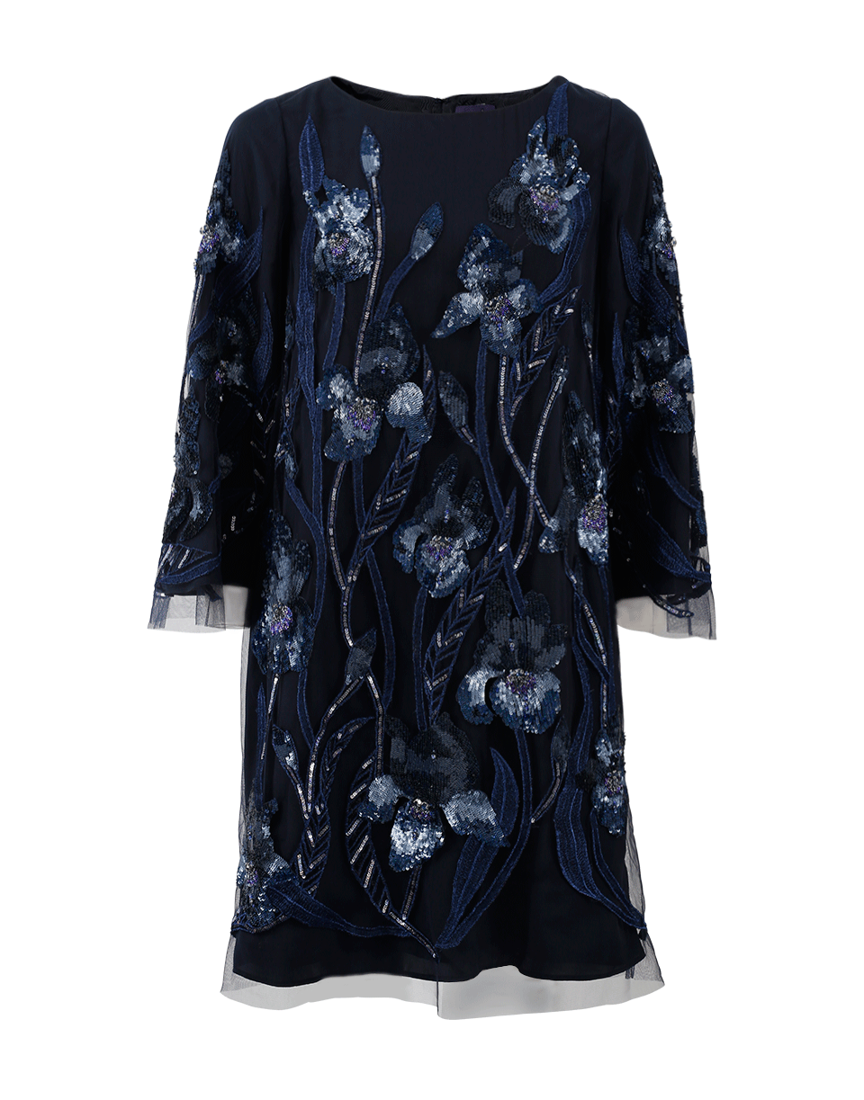 MARCHESA NOTTE-Embroidered Tunic Dress-