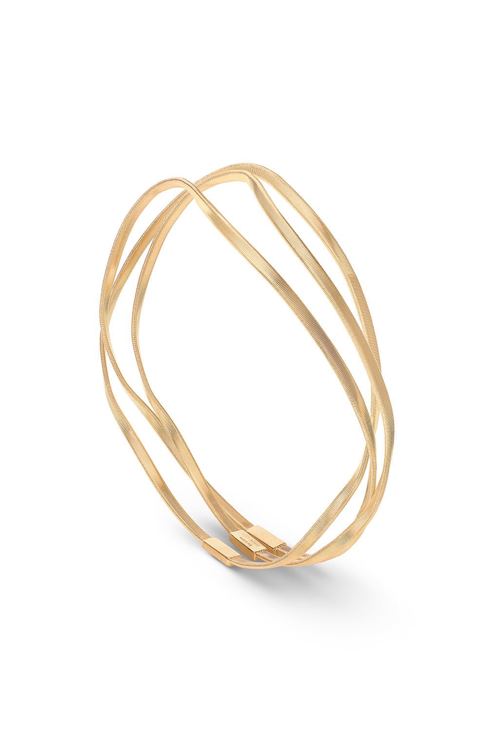 MARCO BICEGO-3-Strand Marrakech Bangle Bracelet-YELLOW GOLD