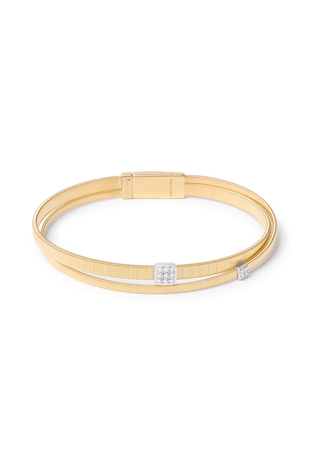 MARCO BICEGO-Two Strand Coil Bracelet-YELLOW GOLD