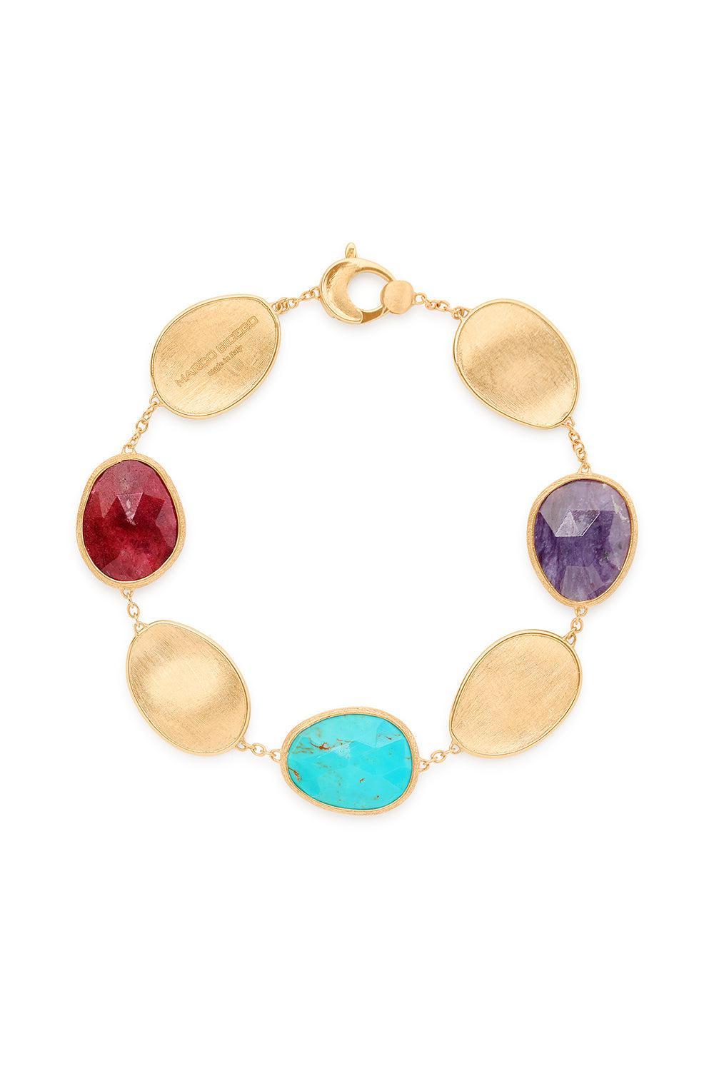 Lunaria Mixed Stone Bracelet-YELLOW GOLD-7.25-JEWELRYFINE JEWELBRACELET O-MARCO BICEGO